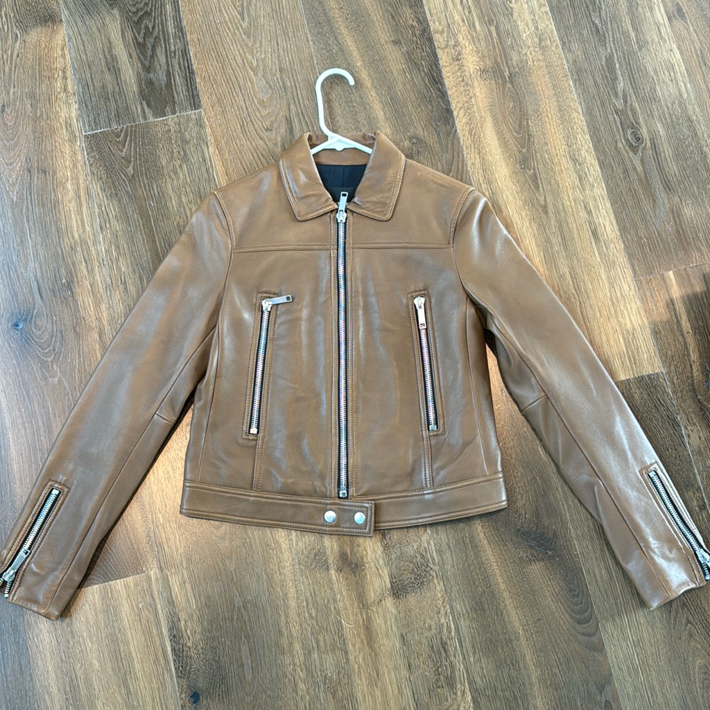 Lth Jkt Brown Leather Jacket